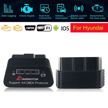 

for Hyundai I20 IX25 IX35 Creta Genesis Sonata Tucson Accent OBD2 Scanner Code Reader 18F25K80 WIFI ELM327 Car Diagnostic Tools