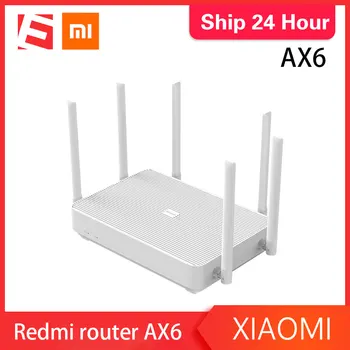 

Xiaomi Redmi Router AX6 WiFi 6 6-Core 512M Memory Mesh Home IoT 6 Signal Amplifier 2.4G 5GHz Both 2 Dual-Band Gigabit Port Rate
