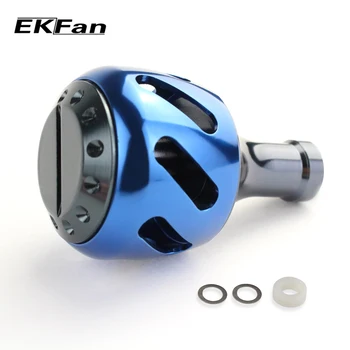 

EKFAN Aluminum Alloy Round Fishing Reel Handle Knobs Spinning Reels Fishing Tackle Accessory Peripheral diameter 40mm