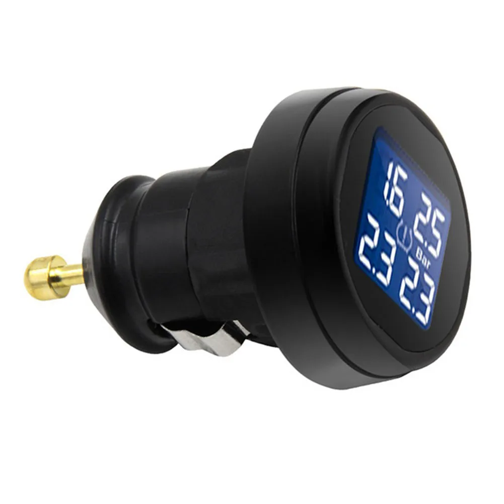Professional Car Sensor TS61 TPMS Sensor Cigarette Lighter Tire Pressure Monitor External LCD 4 Wireless Monitoring Tire