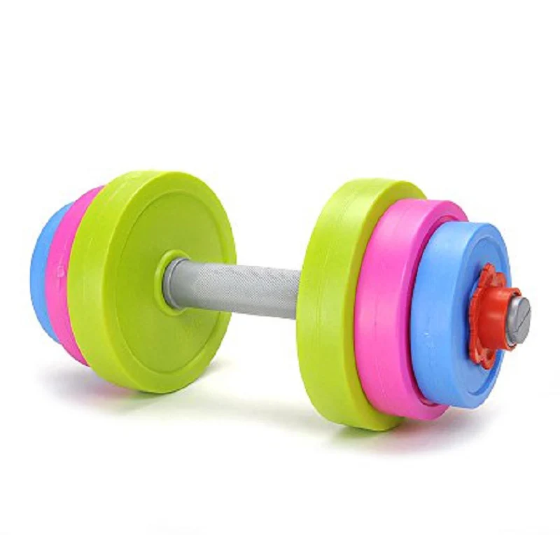 Children's Dumbbell Toy Sensory Training Equipment Children's Weightlifter Kids Toys Barbell Toy Set Dumbbell Set