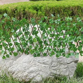 

Artificial Garden Plant Fence UV Protected Privacy Screen Outdoor Indoor Use Garden Fence Backyard Home Decor Greenery Walls