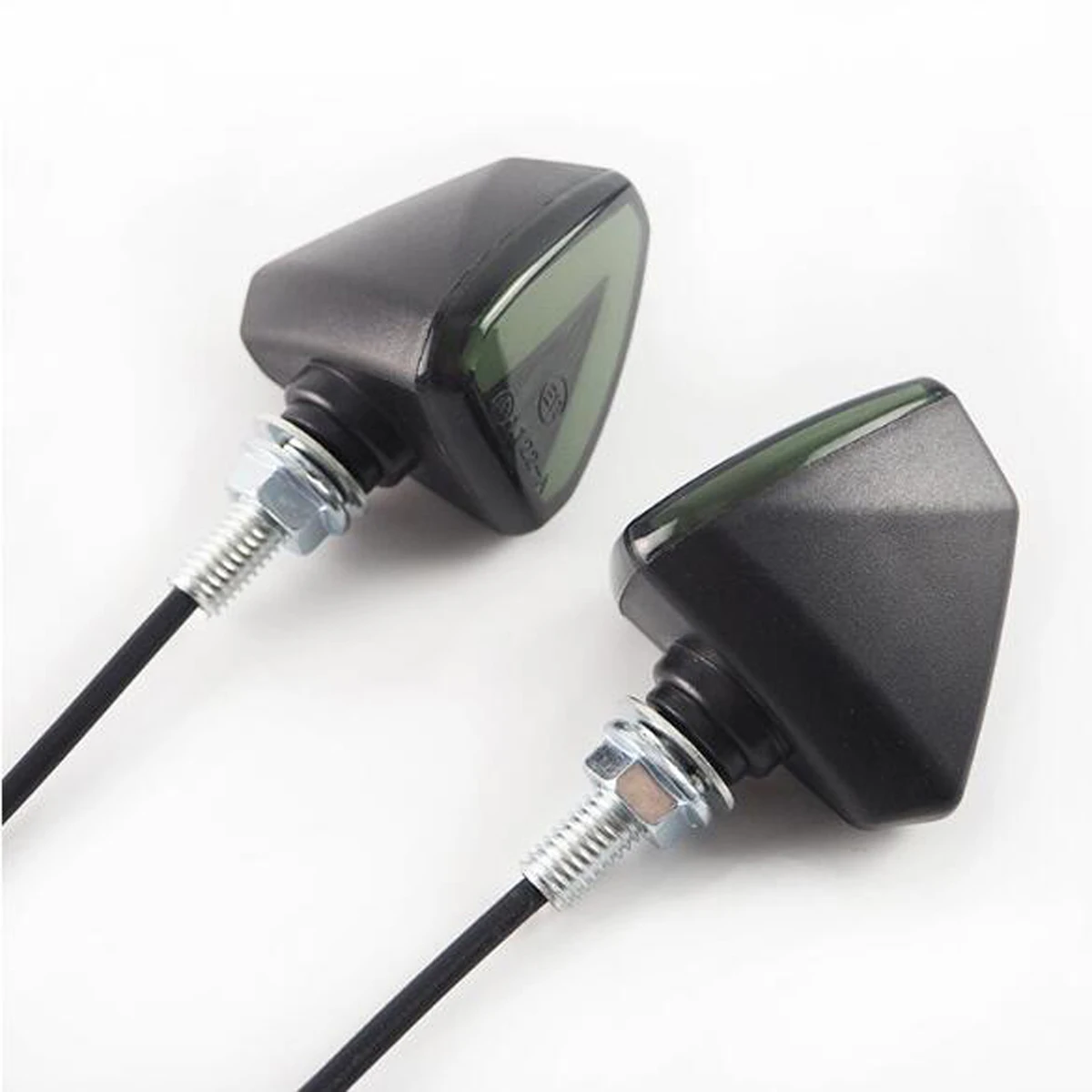 2/4 шт. мотоциклетные светодиодный поворотник указатель поворота огни DC 12V Универсальный в красном и желтом цветах, мигалки лампы фонарь стоп-сигнала дальнего света