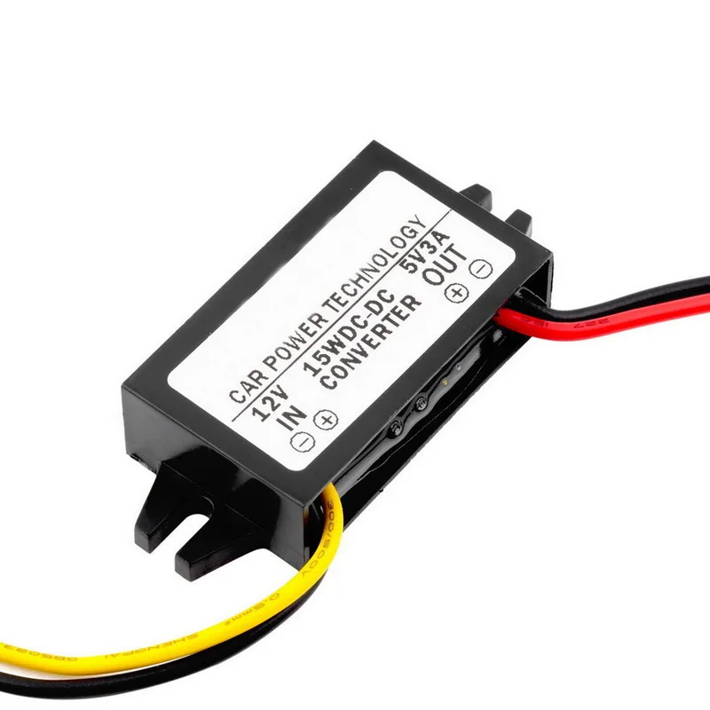 Преобразователь постоянного тока 12V Buck до 5V 3A Dual USB Выход для автомобиля, сертификат качества ce и gs Мощность регулятор Напряжение понижающий модуль Питание