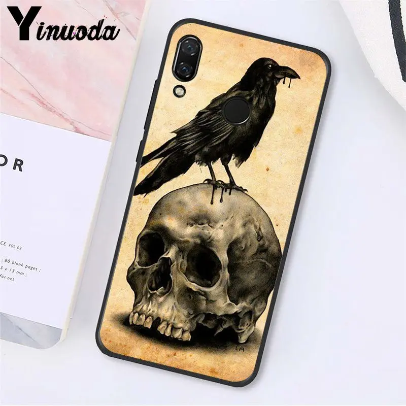 Skull Crow Flower Pirate Love Blanket Raven
