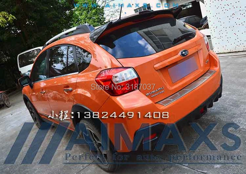 Для Subaru XV 2010 2011 2012 2013 2014 искусственное углеродное волокно крышка багажника
