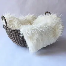 Реквизит для фотосессии новорожденных; Детский костюм для фотосессии; винтажная хлопковая накидка для младенцев; мягкое одеяло для новорожденных; платье для мальчиков и девочек; 60*50 см