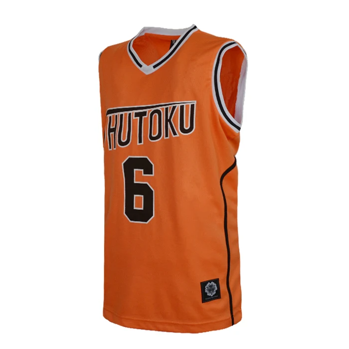 Баскетбольная форма Kuroko No Basuke школьная Shutoku No. 6 майка Midorima Shintaro топы костюмы для