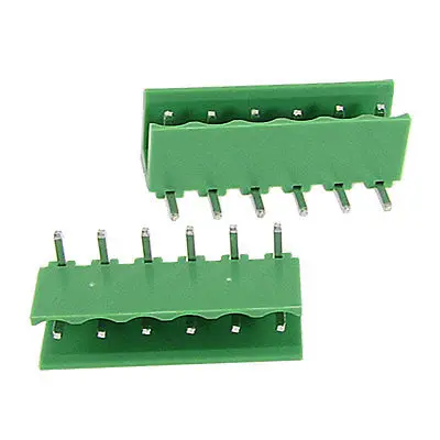 

5A 220V 6 Pins PCB Pluggable Terminal Block 5.08mm Pitch 5 Pcs