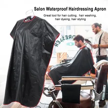 Парикмахерский фартук черный салон парикмахерские водонепроницаемые парикмахерские халаты Антистатические Парикмахерские инструменты накидка для волос парикмахерская