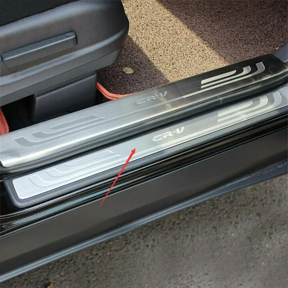Подходит для Honda CR-V CRV 2012- 4 шт. дверной порог Накладка дверной предохранитель