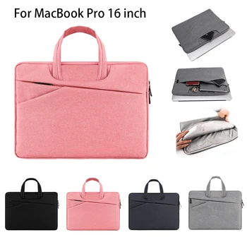 

For MacBook Pro 16 Inch Laptop Case Multi-Functional Notebook Pouch Protective Dustproof Portable Briefcase Computer Gift Bag