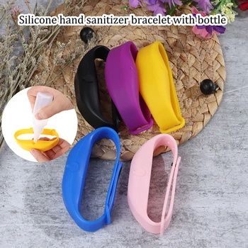

Creative Travel Adult Kid Wash Hand Silicone Bracelet Liquid Dispensing Bracelet