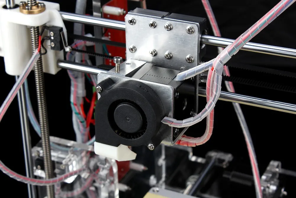 DIY 3D принтер RepRap Prusa акрил I33 D комплект для показа машина с 2 ЖК-нить rolos