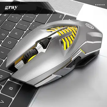 

Yfashion Q1 Computer Mouse 6-key Metal Usb Desktop Notebook Mouse
