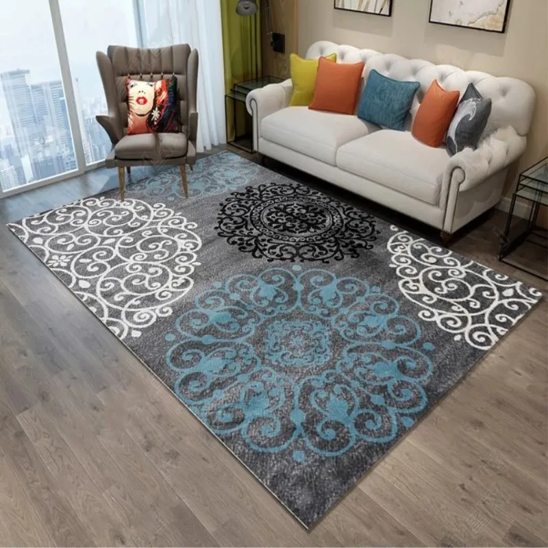 Ковер для гостиной, простой современный прикроватный коврик для спальни, полный скандинавский диван, чайный столик, одеяло для мытья дома