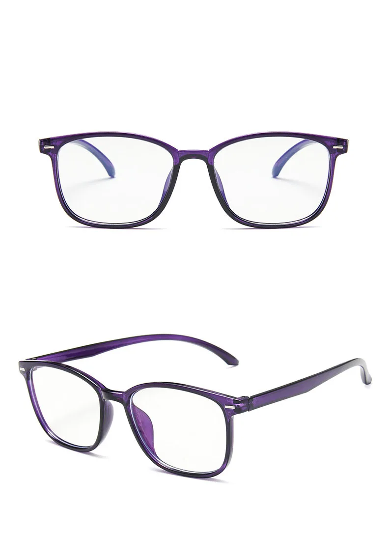 Модные женские прямоугольные очки оправа мужские черные очки оправа винтажные Квадратные прозрачные линзы очки Оптические очки оправа Gafas