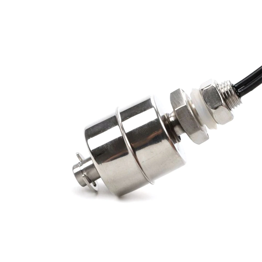 Stainless Steel Vertical Liquid Water Level Sensor Internal Float Switch 45mm Line 35CM 10W G08 Great Value