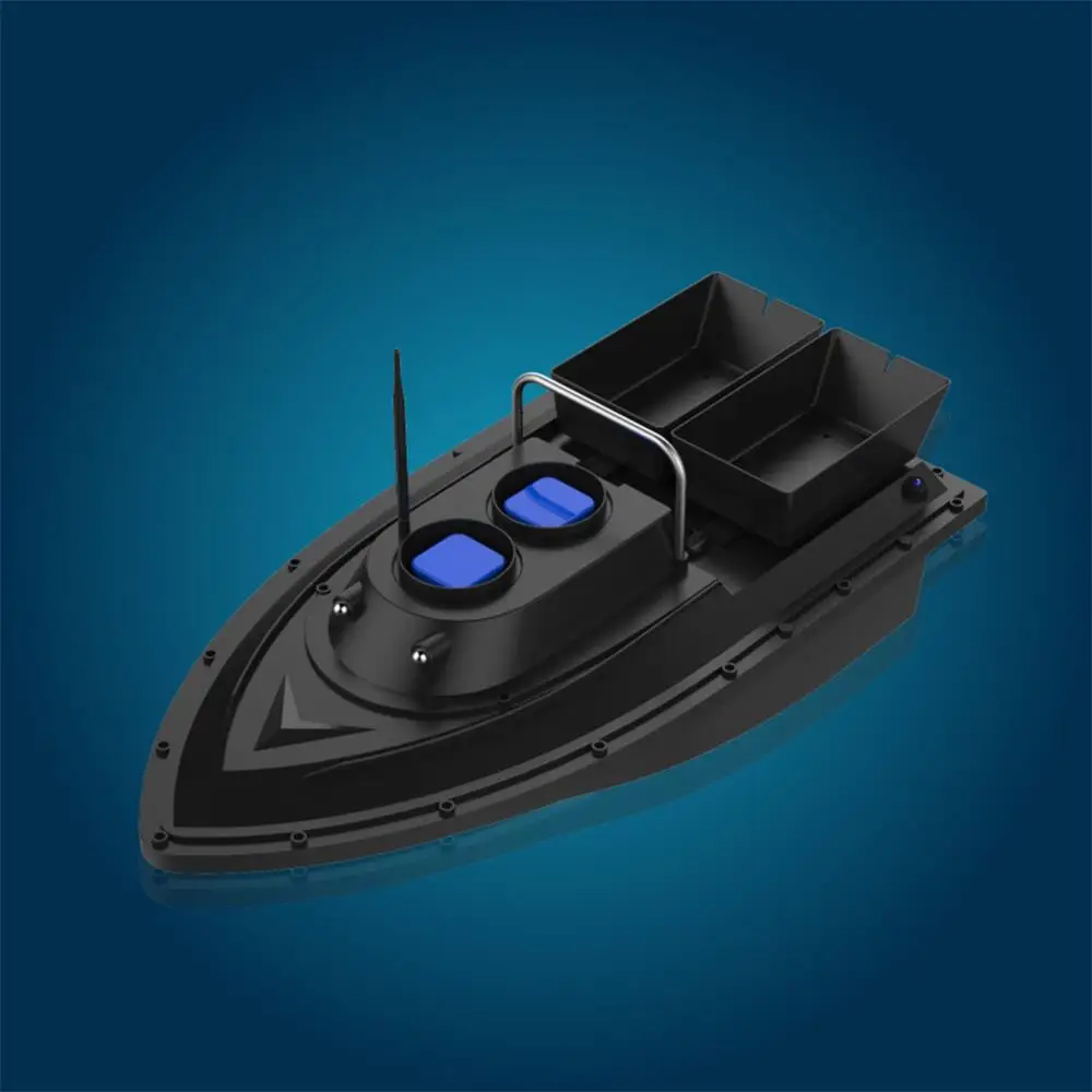 

Fishing Bait Boat Remote Control Outdoor Beach Water 500m Black Fish Finder Feeding Particles Tackle Fishing gear Fish Finder