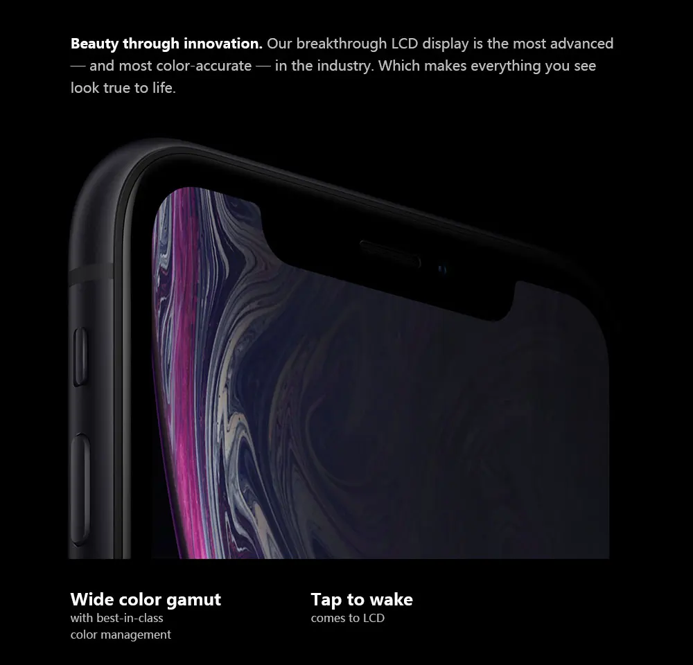 Unlocked Original Apple iPhone XR 6.1" Liquid Retina Fully LCD Display 4G Lte Apple Smartphone cell phones with 3 cameras