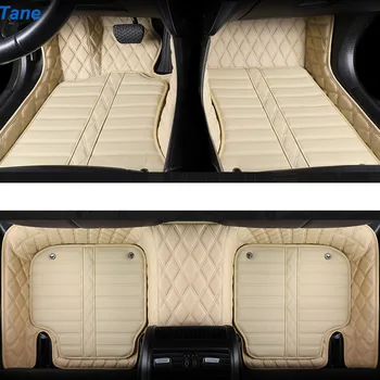 

Tane leather car floor mats For audi a3 sportback tt mk1 a4 b8 avant a5 sportback q7 2007 q5 q3 a4 b7 accessories carpet rug