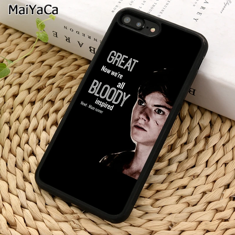 MaiYaCa Quotes The Maze Runner Phone Case For iPhone X XR XS 11 12 13 Pro MAX 5 6 6S 7 8 Plus Samsung Galaxy S7edge S8 S9 S10 | Мобильные