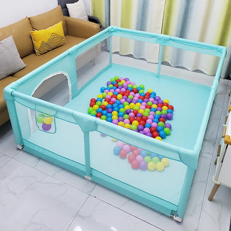 NonSlip Children's Playpen with Anticollision Cotton Baby Safety