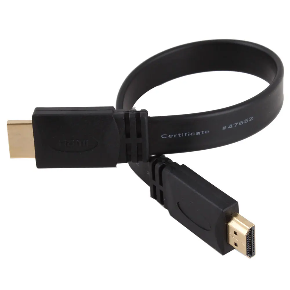 2X высокоскоростной 0 3 м 1 4 а HDMI совместимый плоский кабель 1080 в 20868 P HD w/ Ethernet 3D HDTV 30