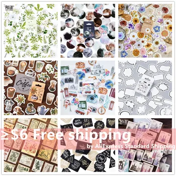

(42 Styles can Choose) Forest Stamp Boxed Stickers DIY Scrapbooking Paper Diary Planner Album Vintage Seal Decoration @TZ-0
