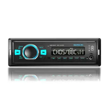 

Bluetooth Car Stereo Radio Receiver 12V Single Din Car Stereo Receiver Auto DAB/DAB+/FM Receiver Supports FM/USB/MP3/Aux-in