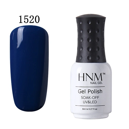 HNM 8 мл УФ-гель для ногтей светодиодный светильник Гель-лак 58 цветов Гель-лак чистые цвета Полупостоянный Гель-лак для ногтей основа Топ - Цвет: 1520