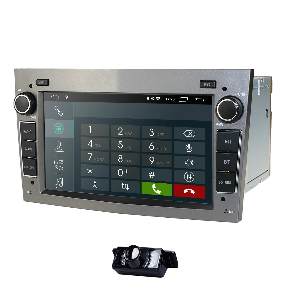  IPS DSP 2GB Android 9.0 2 DIN CAR GPS for opel Vauxhall Astra H G J Vectra Antara Zafira Corsa Viva