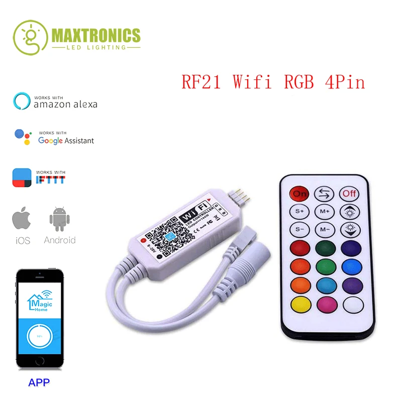 Беспроводной Bluetooth Wi Fi контроллер Magic Home 5 в постоянного тока 12 В 24 RGB/RGBW