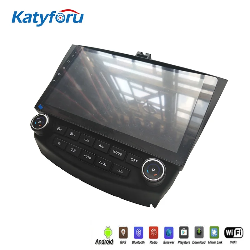 

autoradio 1 din android for honda accord 7 with 9" touch screen GPS WIFI 4G steering wheel control reversing camera radio car