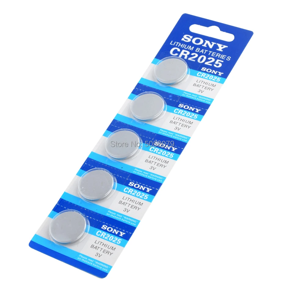 50pc original brand for SONY cr2025 ECR2025 BR2025 DL2025 KCR2025 LM2025 3v button cell coin lithium batteries for watch