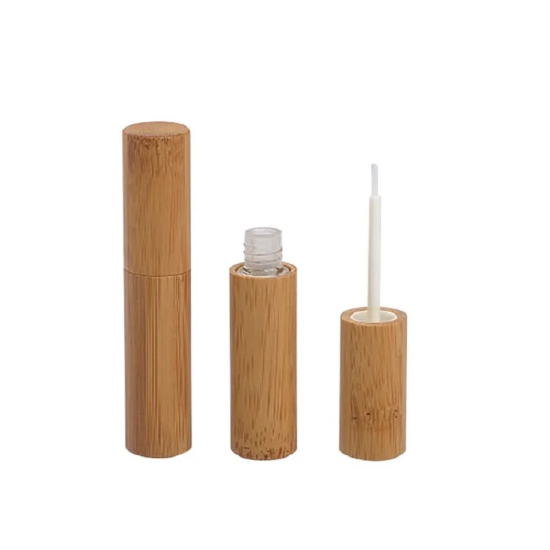 20pcs 4ml Empty Eyeliner Bamboo Liquid Cosmetic Container Liquid Eyeliner Bottle Diy Empty