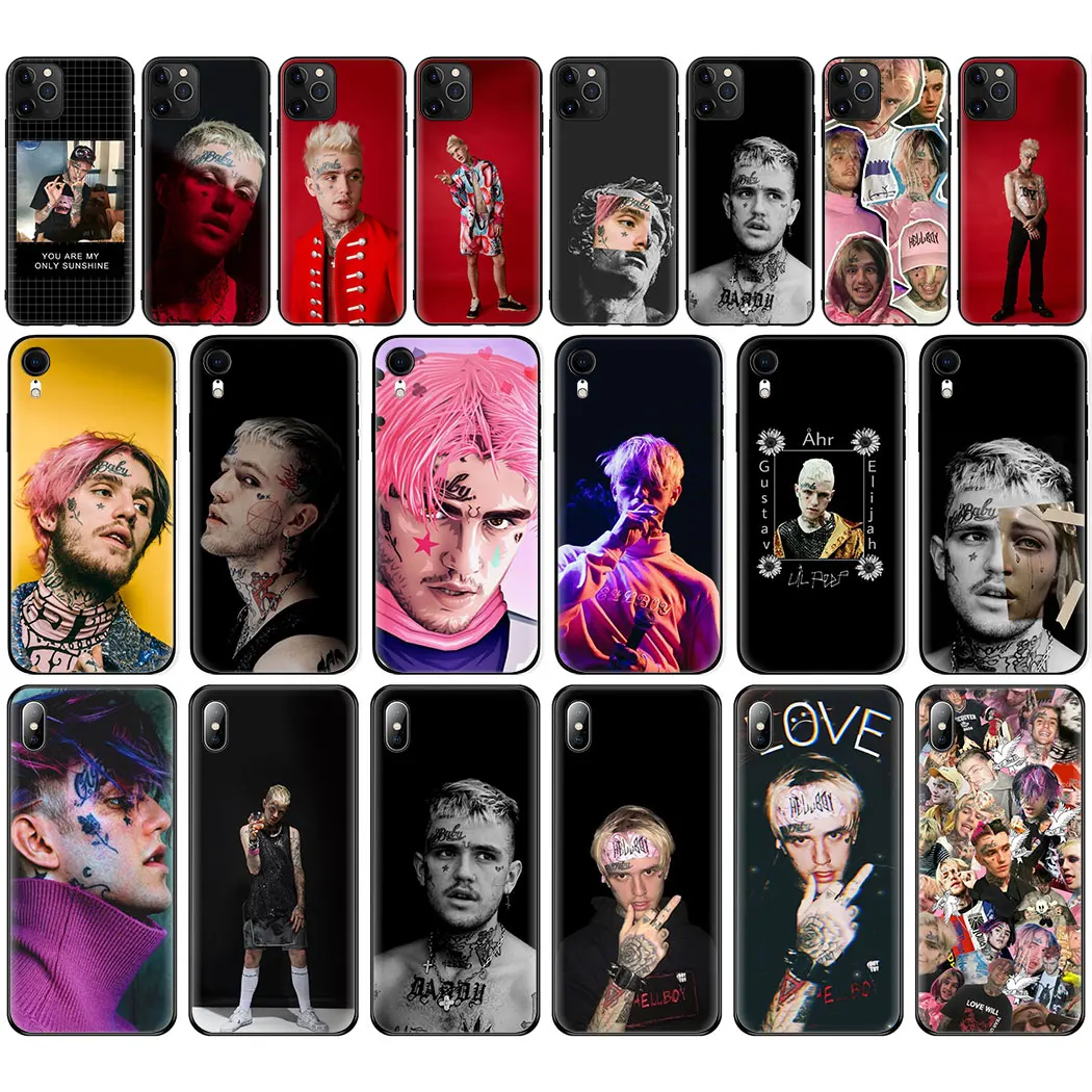 Lil Peep Bo Мягкий силиконовый чехол для iPhone 11 Pro Max 6 7 8 Plus 5 5S 6S X XR XS | Мобильные телефоны