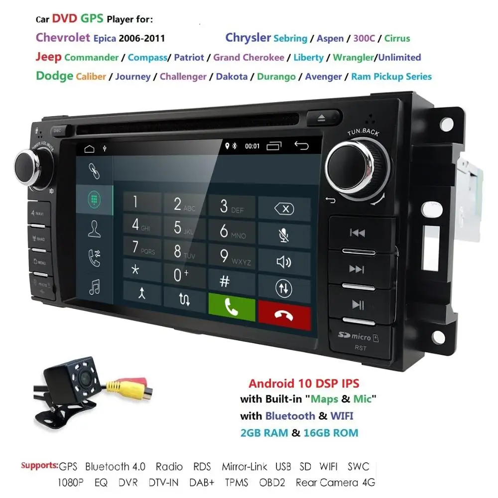 4 rdzeń 2G + 16G Android9.0 samochodowy odtwarzacz dvd dla Jeep Cherokee 2009 2008 2010 Wrangler samochodowe stereo dla Dodge radio dla Chrysler tylna kamera PC 4 rdzeń 2G + 16G Android9.0 samochodowy odtwarzacz dvd dla Jeep Cherokee 2009 2008 2010 Wrangler samochodowe stereo dla Dodge radio dla Chrysler tylna kamera PC