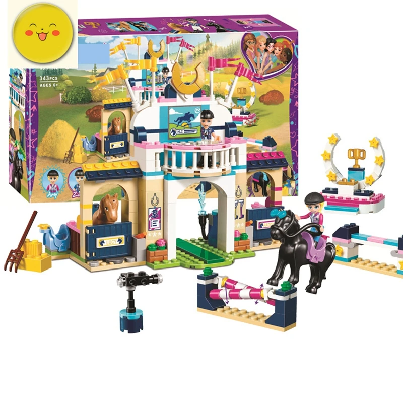 

Girl Series Toys Stephanie's Obstacle Course Building Blocks Compatible Legoingly Friends 41367 Children Christmas Gift