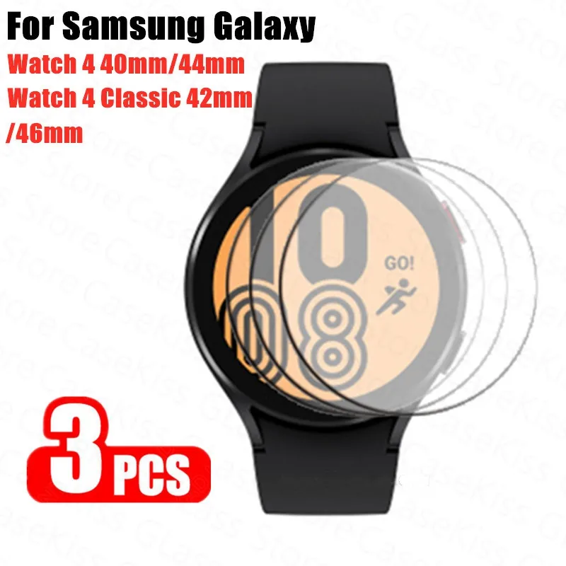 Samsung Galaxy Watch 4 Screen Protector 44mm 3pcs Tempered Glass Film