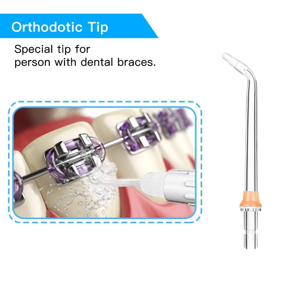 5 режимов Портативный 300 мл ирригатор для полости рта USB Перезаряжаемый стоматологический водный Флоссер струя водонепроницаемый ирригатор стоматологический очиститель зубов+ 5 наконечников