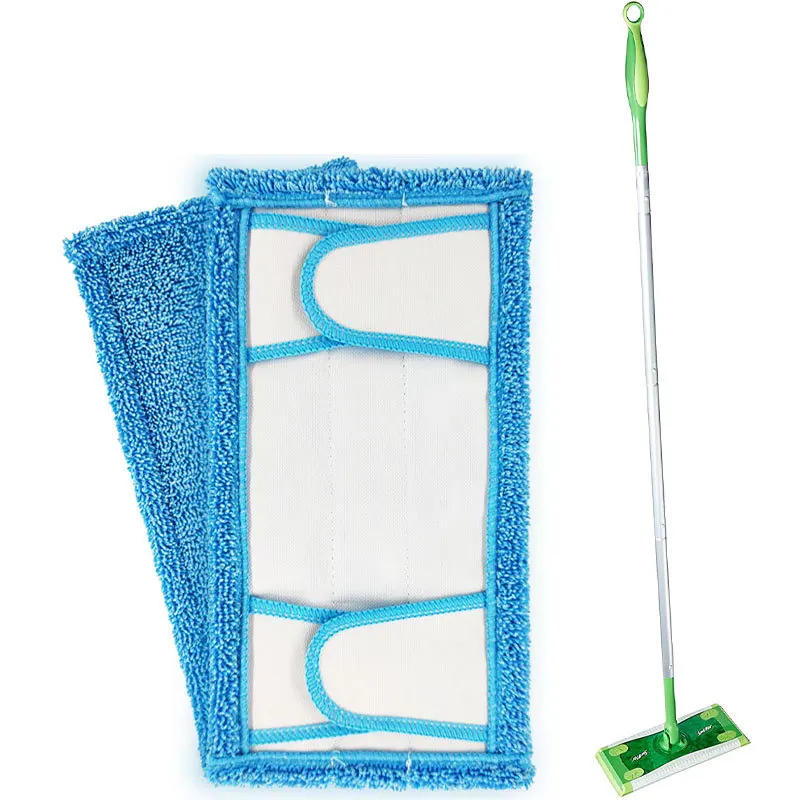 For Swiffer WetJet Pano Prato Flat Cloth Machine Washable Easy to Replace  Wet Dry Microfibre Floor Mop Pads Chiffon De Nettoyage