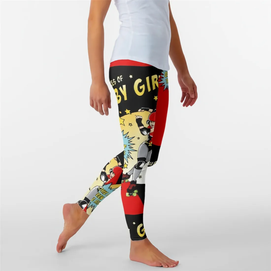 Fitness Leggings Women Workout Push Up Legging Digital Print Anime Character Skating Girl Moisture Wicking Sports Sexy Pants compression leggings