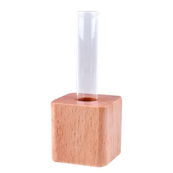 

1Pc Glass Hydroponic Flower Vase Japanese Style Glass Tube Vase for Inside Home Indoor