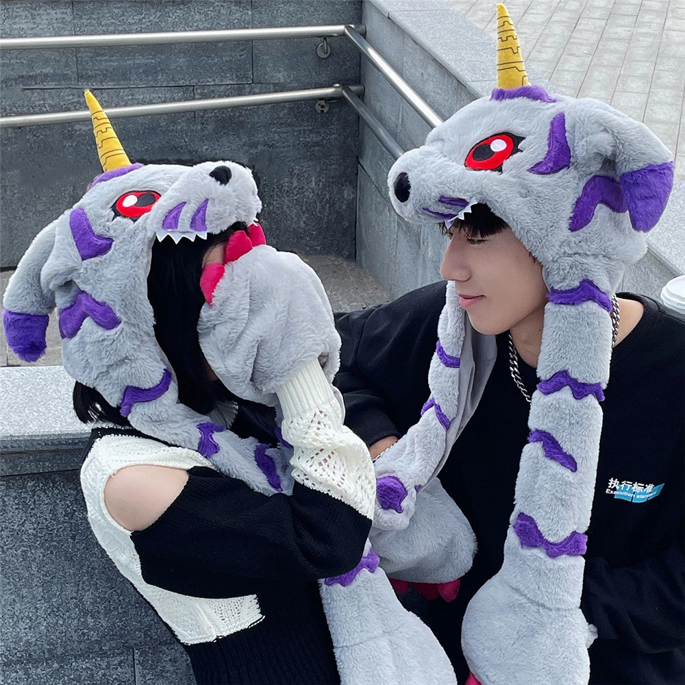 Anime Digimon Adventure Gabumon Cosplay Plush Hat Cartoon Doll Adult Kids  Unisex Toys Holiday Gift Headgear Cap Props|Phụ Kiện Trang Phục Bé Trai| -  AliExpress