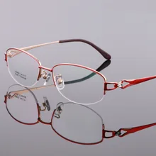 Чистый титан оправа для очков в стиле ретро дамские металлический титановый очки высокого качества ультралегкие очки по рецепту