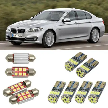 

superbright Interior led Car lights For BMW 5 f10 sedan Reading dome bulbs for cars error free dome map light 4pc/lot
