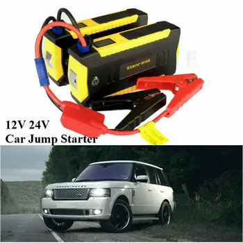 

GKFY Portable 24V 12V Jump Starter Super Power Bank Starting Device 600A Auto Start Battery Lithium Polymer Booster Buster LED