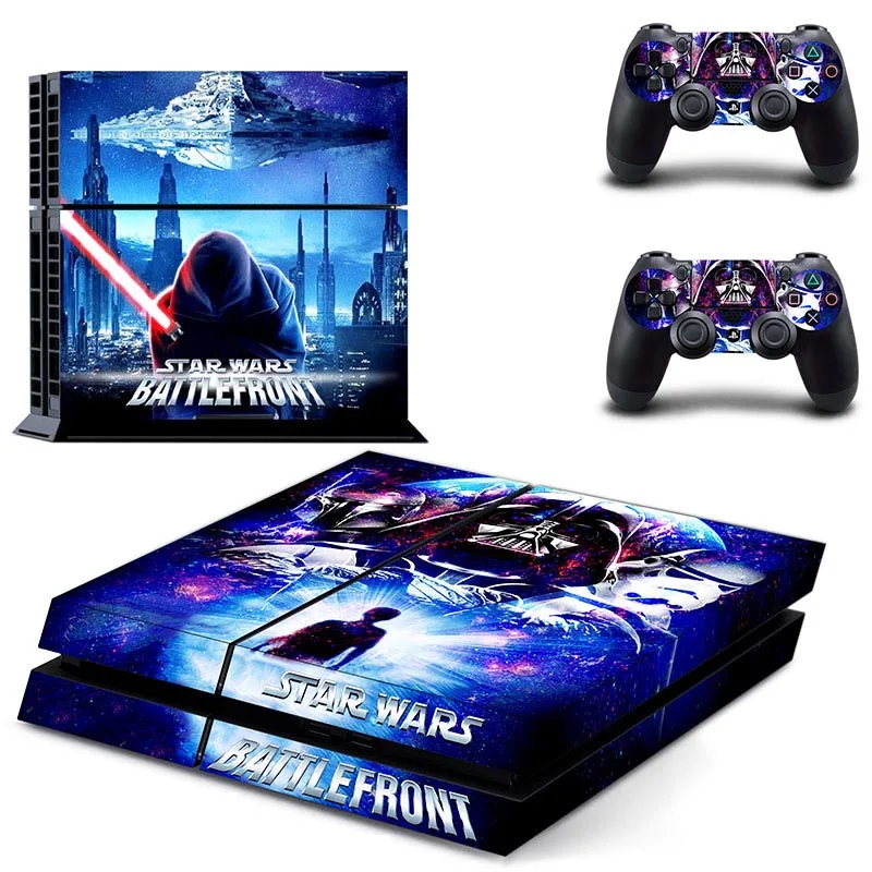 Звездные войны: battleпередний PS 4 стикер Play station 4 наклейка s Наклейка для PS4 наклейка Pegatinas для консоли playstation 4 и 2 контроллера - Цвет: GYTM0177
