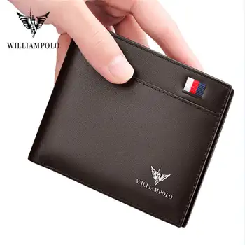 

Men's Puse Casual Design Bifold Wallet Fashion Brand Sort Small Pouch Gift PL181342